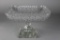 American Brilliant Period Cut Glass Square Pedestal Compote