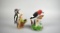 Two Lenox Porcelain Bird Figurines: Yellow-Bellied Sapsucker & Red-Headed Woodpecker
