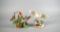 Two Lenox Porcelain Bird Figurines: Anna's Hummingbirds & Snowy Owl