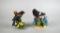 Two Lenox Porcelain Bird Figurines: Painted Redstart & Red-Winged Blackbird