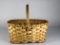Handmade Slatted Oak Gathering Basket Lot 301