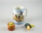 Lot of Duck Themed Items: Otagiri Mug, Duck Head Cork, & Wooden Trinket Box