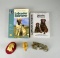 Lot of Labrador Retriever Books & Dog Figures, Hudson Pewter