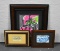 Lot of Three Small Original Folk Art Pieces