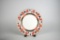 Antique Ashworth Brothers Ironstone Imari Style Plate with Wooden Stand