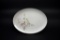 Embassy Oval China Serving Platter with Platinum Trim