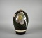 Jamie Davis Studio Art Pottery Raku Lidded Vase, Marked