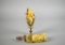 Two Hans Turnwald Shou Xing Bone Bottle / Decanter Stoppers