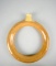 Studio Art Pottery Ring Flask by Catawba River Pottery, 1987 NC