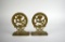 Pair of Chinese Brass Dragon Bookends