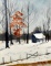 Gandy (XX) Winter Landscape, Watercolor, Signed