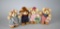 Lot of Four Furskins Plush Bears: Selma Jean, Fannie Fay, Dudley & Other