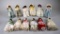 Lot of Twelve Gorham Dolls of the Month on Standard Stands