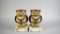 Pair of Great Horned Owls Perched on Books Figurines by Andrea of Sadek