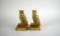 Pair of Cast Brass Owl Bookends
