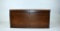 Hand Made Dovetailed Walnut Box with Two Removable Trays, Marked 140