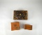 Lot of Three Vintage Boxes: Two Cigar Boxes & One Wooden