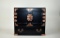 Black Lacquered and Brass Asian Style Cabinet with Seven Drawers