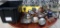 Large Lot of Silver Plate Wares & HDX Storage Crate