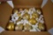 Box of Gold Christmas Ornaments