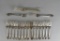 Lot of 15 Wallace Grande Baroque Sterling Silver Salad Forks and 3 Dinner Forks