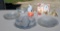 Lot of Twelve Glass, Ceramic or Resin Pieces