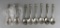 Set of 8 Wallace Grande Baroque Sterling Silver Cream Soup Spoons