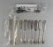 Set of 9 Wallace Grande Baroque Sterling Silver Individual Butter Knives and 1 Master Butter Knife