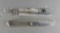 Pair of Unused Wallace Grande Baroque Sterling Silver Handle Steak Knives