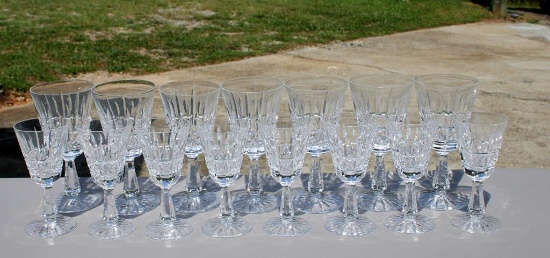 Set of Waterford Kylemore Crystal Stemware, 15 Pieces