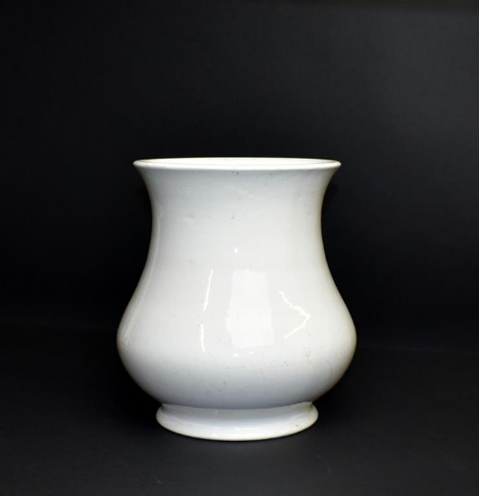 Antique Alfred Meakin Ltd White Ironstone Vase, England