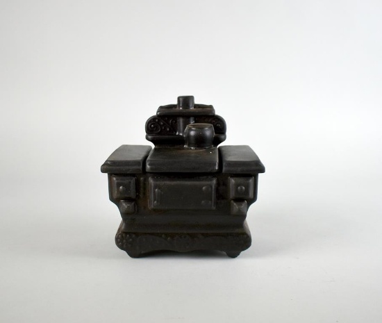 McCoy Pottery Wood Stove Cookie Jar Circa 1950s, Unmarked