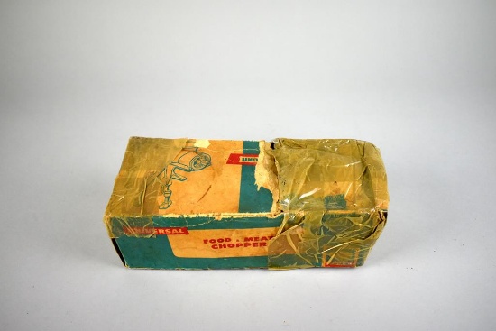 Antique Universal Meat Grinder No. 2 in Original Box, USA