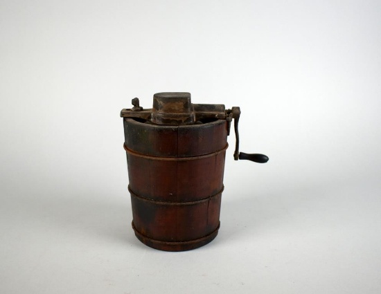 Antique Salesman Sample Ice Cream Freezer