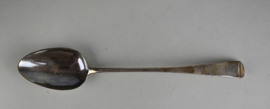 Antique 1810 British George III Sterling Silver Stuffing Spoon