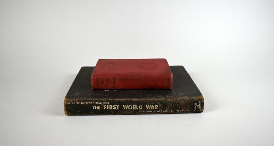 Two WWI Subject Books: Arthur Empey's “Over the Top” 1917 & “The First World War” Photo Book