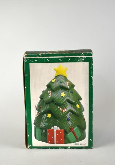 International Christmas Tree Musical Cookie Jar