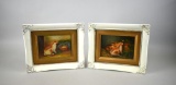 Robert Grace (XX-XXI) Pair of Rabbits, Oil on Canvas