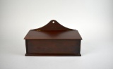 Contemporary Reproduction Wooden Salt Box