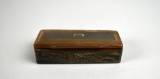 Antique Carved Horn Snuff Box