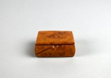 Antique Carved Amboya Wood Snuff Box