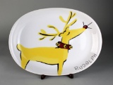 Pottery Barn “Rudolph” Oval Serving Platter
