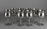 Set of Eight Reed & Barton X115 Sterling Silver Goblets