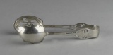 Vintage Wallace Sterling Silver Pierced Bowl Tongs