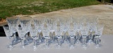 Set of Waterford Kylemore Crystal Stemware, 15 Pieces