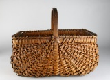 Handmade Split Oak Gathering Basket