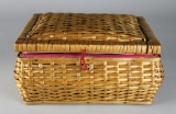 Vintage Basket Sewing Box