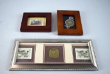 Framed Waterfowl Association Stamps & Medallions 1988 & 2002