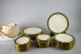 Franciscan “Antique Green” 40 Piece China Set with Two Storage Bags