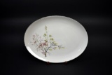 Embassy Oval China Serving Platter with Platinum Trim
